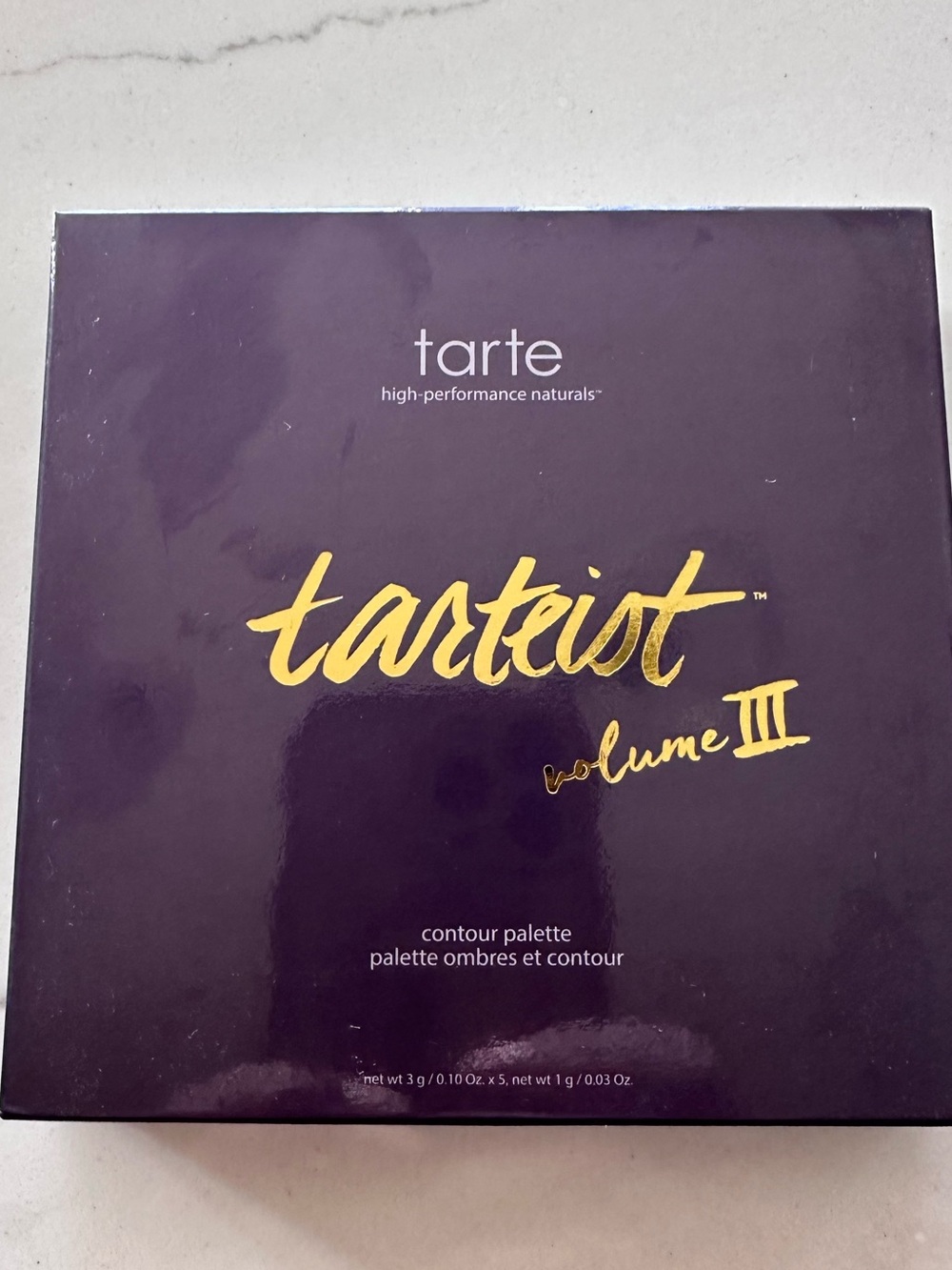 Tarte Tarteist Contour Palette Volume III NWB Rare Limited Edition Discontinued